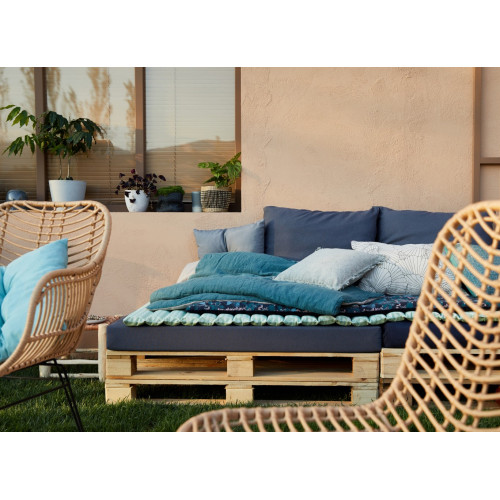 Fauteuil de jardin en acier Mila marron - TELEVES