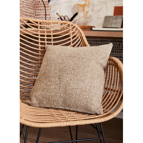 Fauteuil de jardin en acier Mila marron - TELEVES