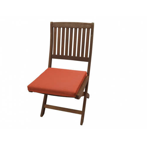 Galette d'assise de chaise ou de fauteuil Perla, tuile l.40 x H.5 cm - Centrale Brico