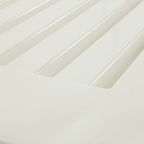 Bain de soleil de jardin en résine injectée Orféo blanc - Centrale Brico