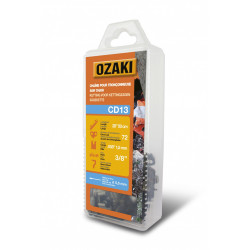 Chaîne de tronçonneuse OZAKI semi carrée: .3/8" .058 (1,5mm) 72 entraîneurs - OZAKI