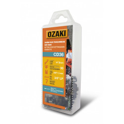 Chaîne de tronçonneuse OZAKI semi carrée: .3/8"LP .043 (1,1mm) 50 entraîneurs - OZAKI