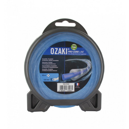 Coque fil nylon OZAKI PRO-CORE LINE. Co-extrudé Longueur: 15 m, Ø: 2,00mm - OZAKI