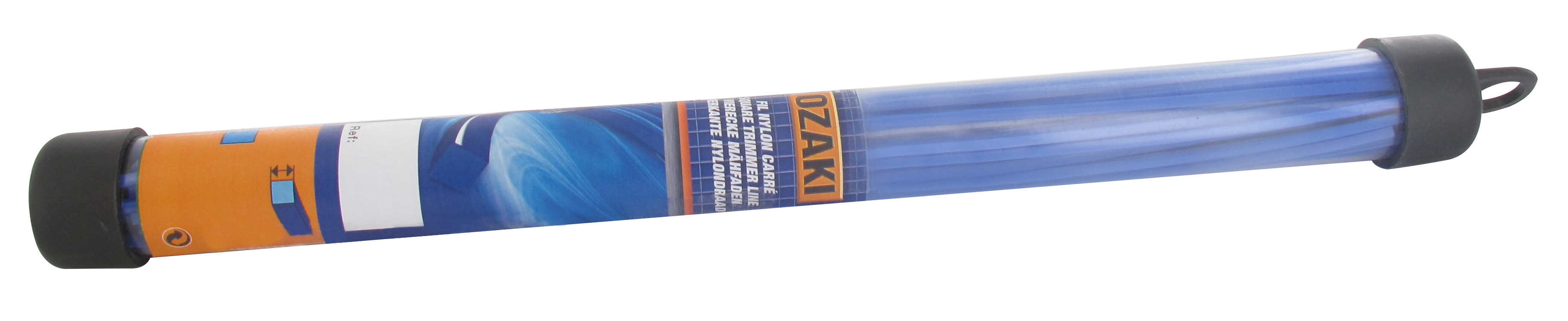 Tube de 20 fils nylon carré OZAKI - Longueur: 300mm, Ø: 3,50mm