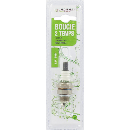 Bougie d'allumage adaptable sous coque remplace RCJ7Y - CAR7Y, NGK: BPMR7A - Centrale Brico