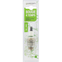 Bougie d'allumage adaptable sous coque remplace RJ17LM / LR17A, NGK: BR4LM - Centrale Brico