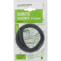 Durite en caoutchouc carburant, L: 30cm, Ø: ext: 10mm, Ø int: 4,5mm. - Centrale Brico