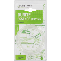 Durite transparente carburant, L: 30cm, Ø: ext: 6,1mm, Ø int: 3,2mm de marque Centrale Brico, référence: J6619000