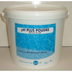 Réhausseur de ph piscine, en poudre 5 kg de marque Centrale Brico, référence: J6621500