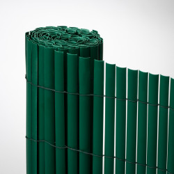 Canisse simple face sans attache pvc vert, H.150 cm x L.300 cm - Centrale Brico