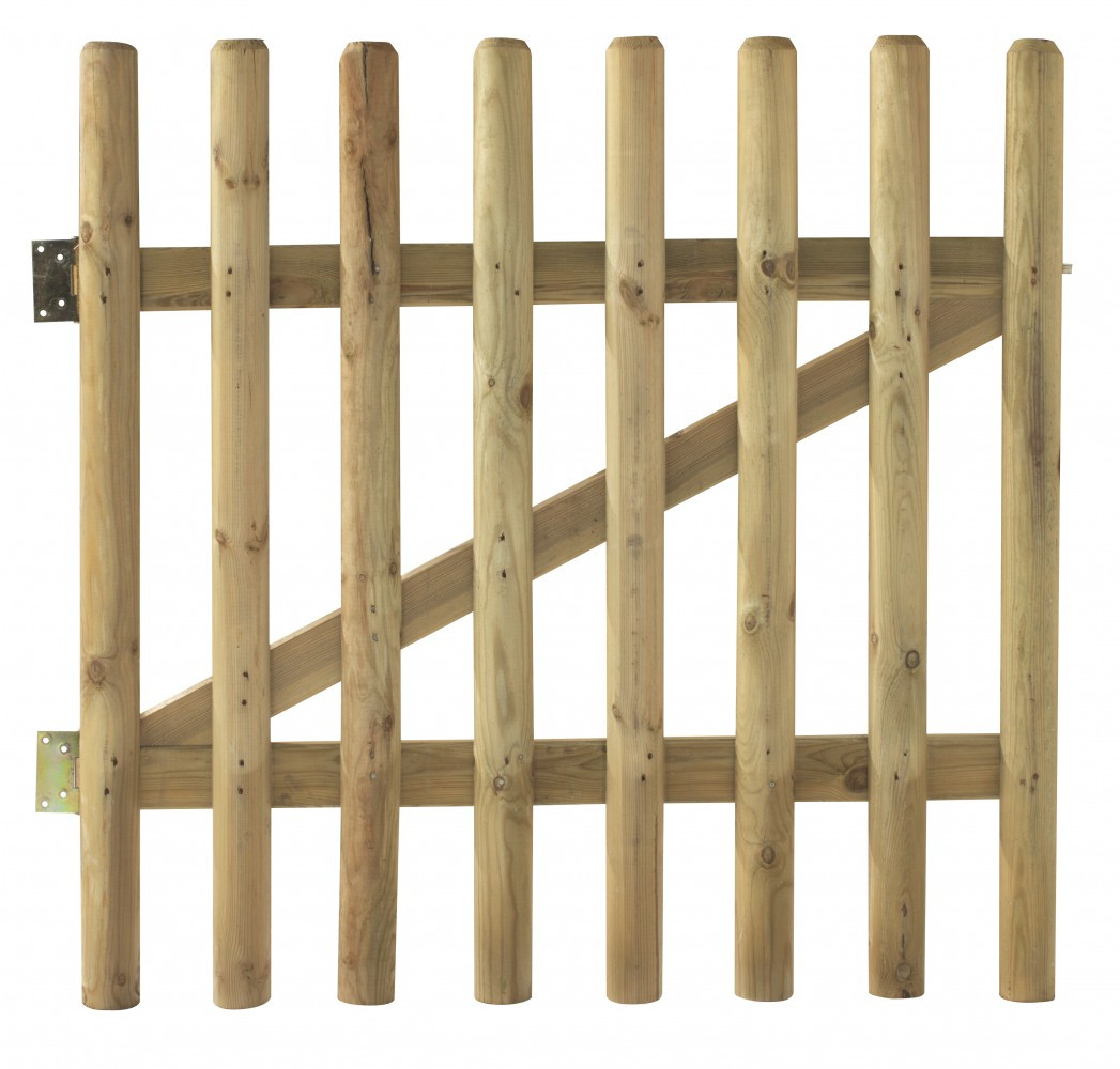 Portillon battant Buffalo, l.100 x H.100 cm, naturel