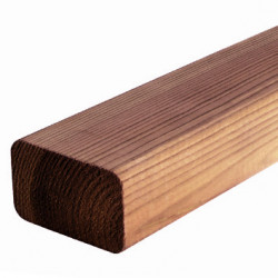 Lambourde pour terrasse bois résineux Pin, marron, L.2.4 m x l.7 cm x Ep.45 mm de marque Centrale Brico, référence: J6628900