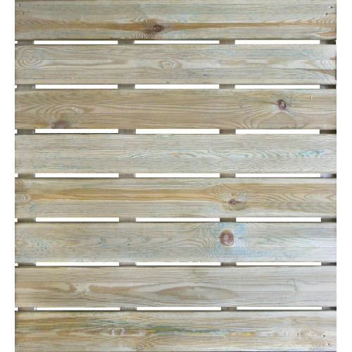 Dalle bois Julia, pin, L.100 x l.100 cm x Ep.35 mm - Centrale Brico