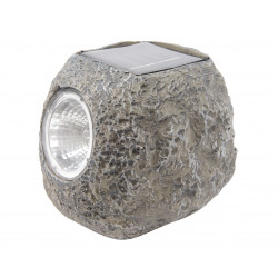 Rocher solaire 2 Lumen gris LUMINEO - LUMINEO