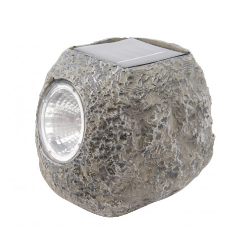 Rocher solaire 2 Lumen gris LUMINEO - LUMINEO