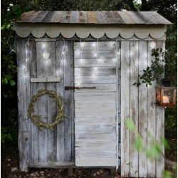 Guirlande électrique 8 m lumineuse de Noël Stalactit rouge / blanc - Centrale Brico