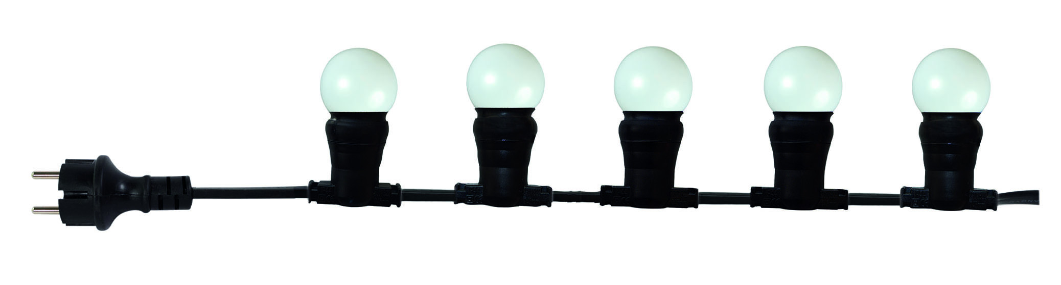 Guirlande extérieure 10 ampoules B22 blanc chaud 500 lumens Pro 10m TIBELEC