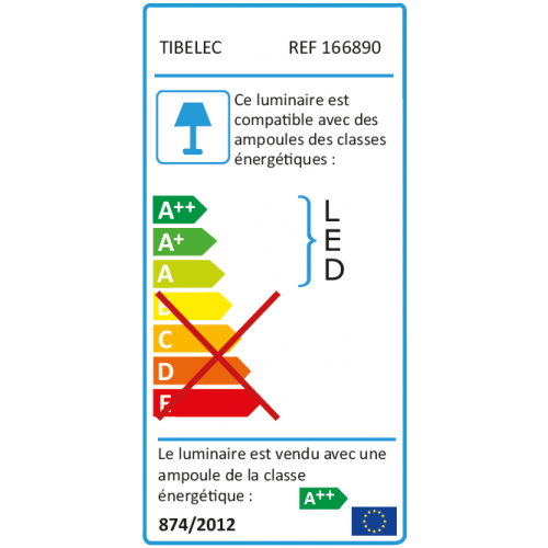 Guirlande extérieure 10 ampoules B22 multicolor 300 Lumens Pro 10m TIBELEC - TIBELEC