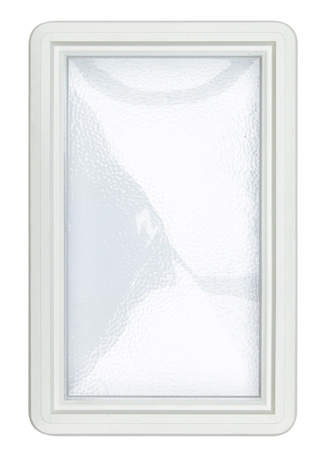 Hublot pour porte de garage coulissante, 37 x 23.5 cm, Ep.22 à 26 mm