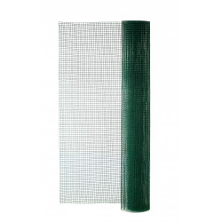 Grillage pour animaux soudé vert, H.1.5 x L.5 m, maille H.12 x l.12.7 mm de marque Centrale Brico, référence: J6634000