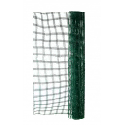 Grillage pour animaux soudé vert, H.1.5 x L.5 m, maille H.12 x l.12.7 mm - Centrale Brico
