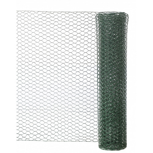 Grillage pour animaux soudée vert, H.1 x L.3 m, maille H.25 x l.25 mm - Centrale Brico