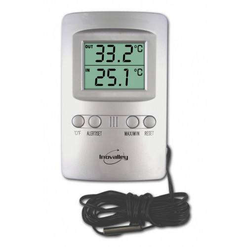 Inovalley Thermomètre intérieur ou extérieur INOVALLEY Z500 pas