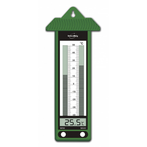 Thermomètre intérieur ou extérieur INOVALLEY A562, Leroy Merlin