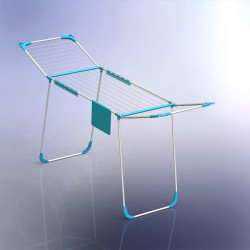 Etendoir table blanc / bleu, Lagoon - Centrale Brico