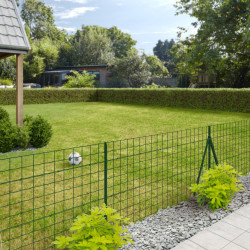 Grillage rouleau soudé Yucca nature vert, H.1 x L.20 m, maille H.100 x l.100 mm - Centrale Brico