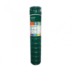 Grillage rouleau soudé Yucca nature vert, H.1 x L.20 m, maille H.100 x l.100 mm - Centrale Brico