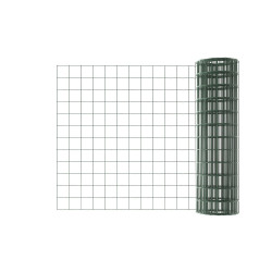 Grillage rouleau soudé Yucca nature vert, H.1.2 x L.20m, maille H.100 x l.100mm - Centrale Brico