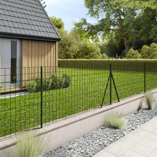 Grillage rouleau soudé Palma nature vert, H.1 x L.20 m, maille H.100 x l.76.2 mm - Centrale Brico