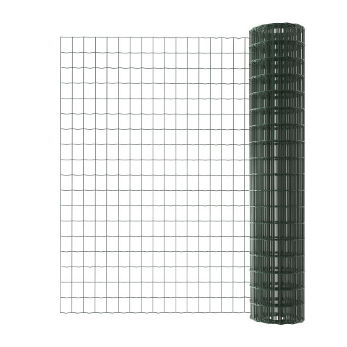 Grillage rouleau soudé Palma nature vert, H.1.8 x L.20m, maille H.100 x l.76.2mm - Centrale Brico