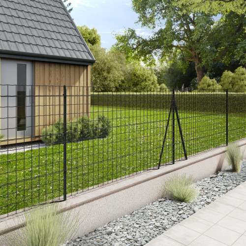 Grillage rouleau soudé Palma nature gris, H.1 x L.20 m, maille H.100 x l.76.2 mm - Centrale Brico