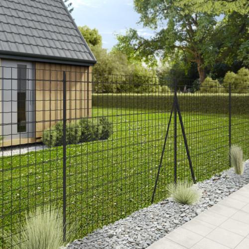 Grillage rouleau soudé Palma nature gris, H.1.8 x L.20 m - Centrale Brico
