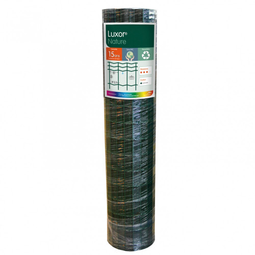 Grillage rouleau soudé Luxor nature vert, H.1.5 x L.10m, maille H.100 x l.50.8mm - Centrale Brico