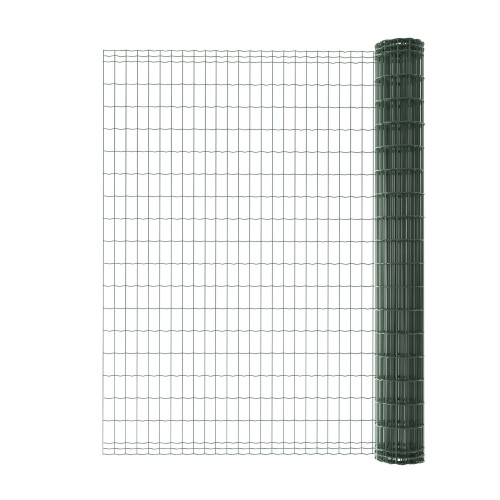 Grillage rouleau soudé Luxor nature vert, H.1.8 x L.10m, maille H.100 x l.50.8mm - Centrale Brico