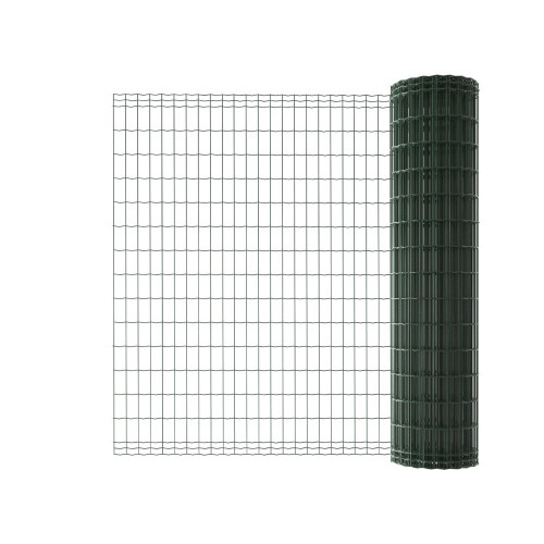 Grillage rouleau soudé Luxor nature vert, H.1.5 x L.20m, maille H.100 x l.50.8mm - Centrale Brico