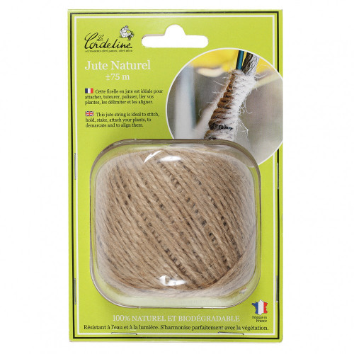 Pelote 100g en jute LA CORDELINE, Diam.2 mm, L.75 m - LA CORDELINE