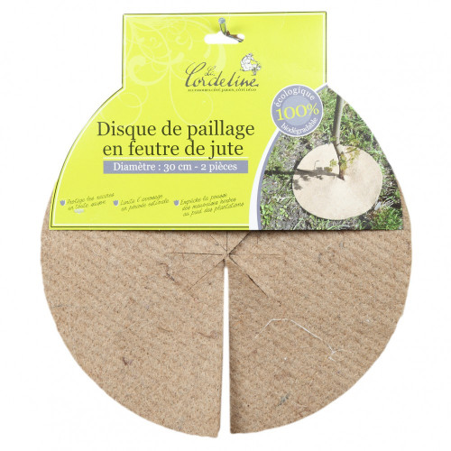 Disques de paillage, 700 g/m², 0.3 m - Centrale Brico