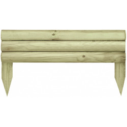 Bordure à planter Minitraverse bois naturel, H.30 x L.55 cm - Centrale Brico