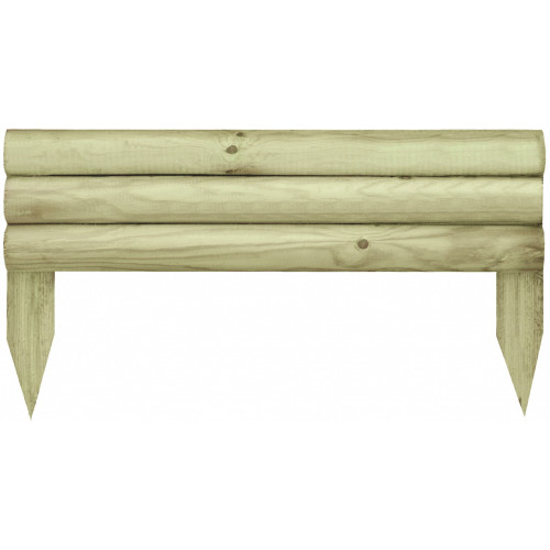 Bordure à planter Minitraverse bois naturel, H.30 x L.55 cm - Centrale Brico