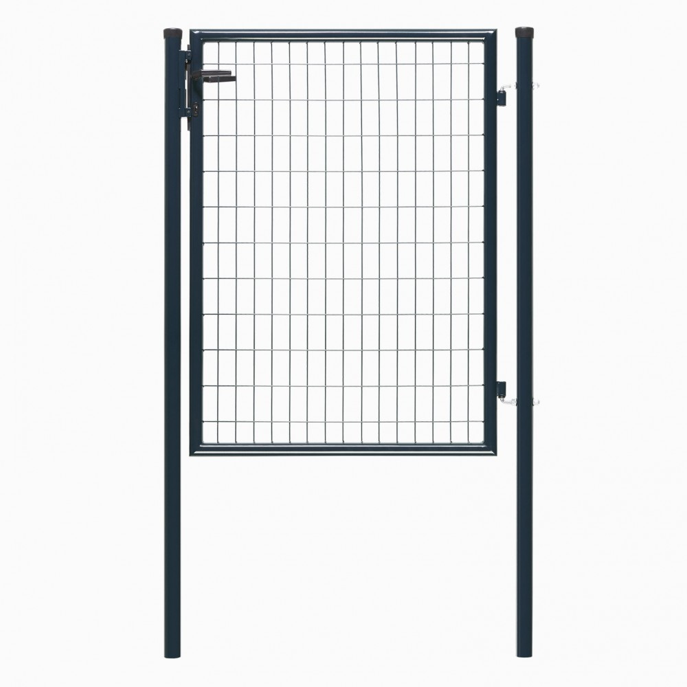 Portillon grillagé Eco garden .105 x H.125 cm Acier Ajouré Droit - vue 2