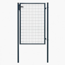 Portillon grillagé Eco l.105 x H.150 cm, gris de marque DIRICKX, référence: J6707500