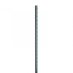 Poteau à encoche Axor gris, H.200 x P.6.8 cm - DIRICKX