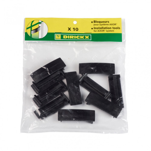 Lot de 10 cales pvc Axor, H.2 x l.15 cm - DIRICKX