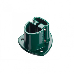 Platine aluminium a visser Axor vert, H.7.5 cm x section 110x110 mm de marque DIRICKX, référence: J6708500