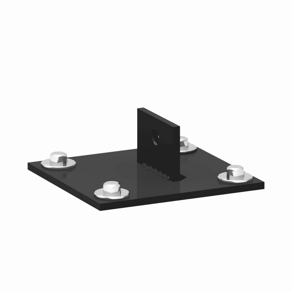 jambe de force Non spécifié Modèle à visser Acier galvanisé H.4.8 cm - vue 2