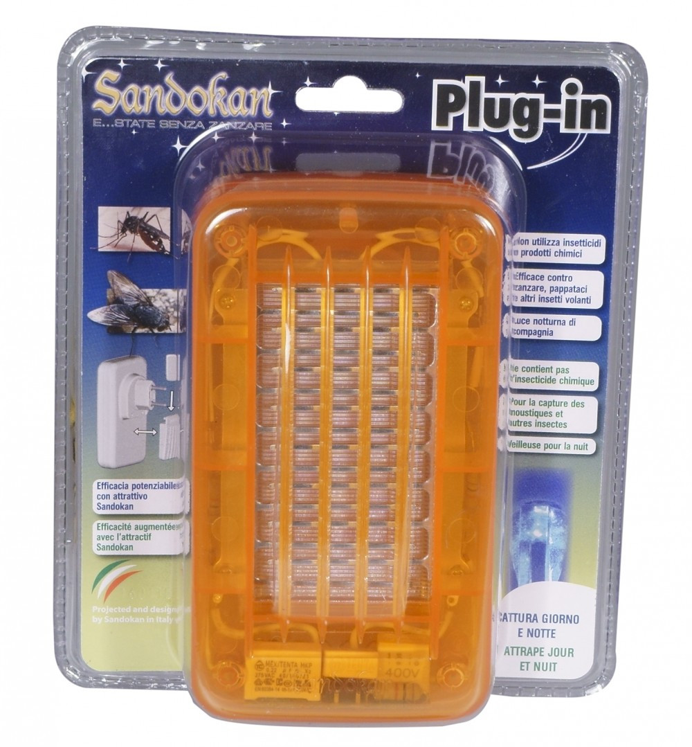 Prise électrique anti-insectes LED, SANDOKAN